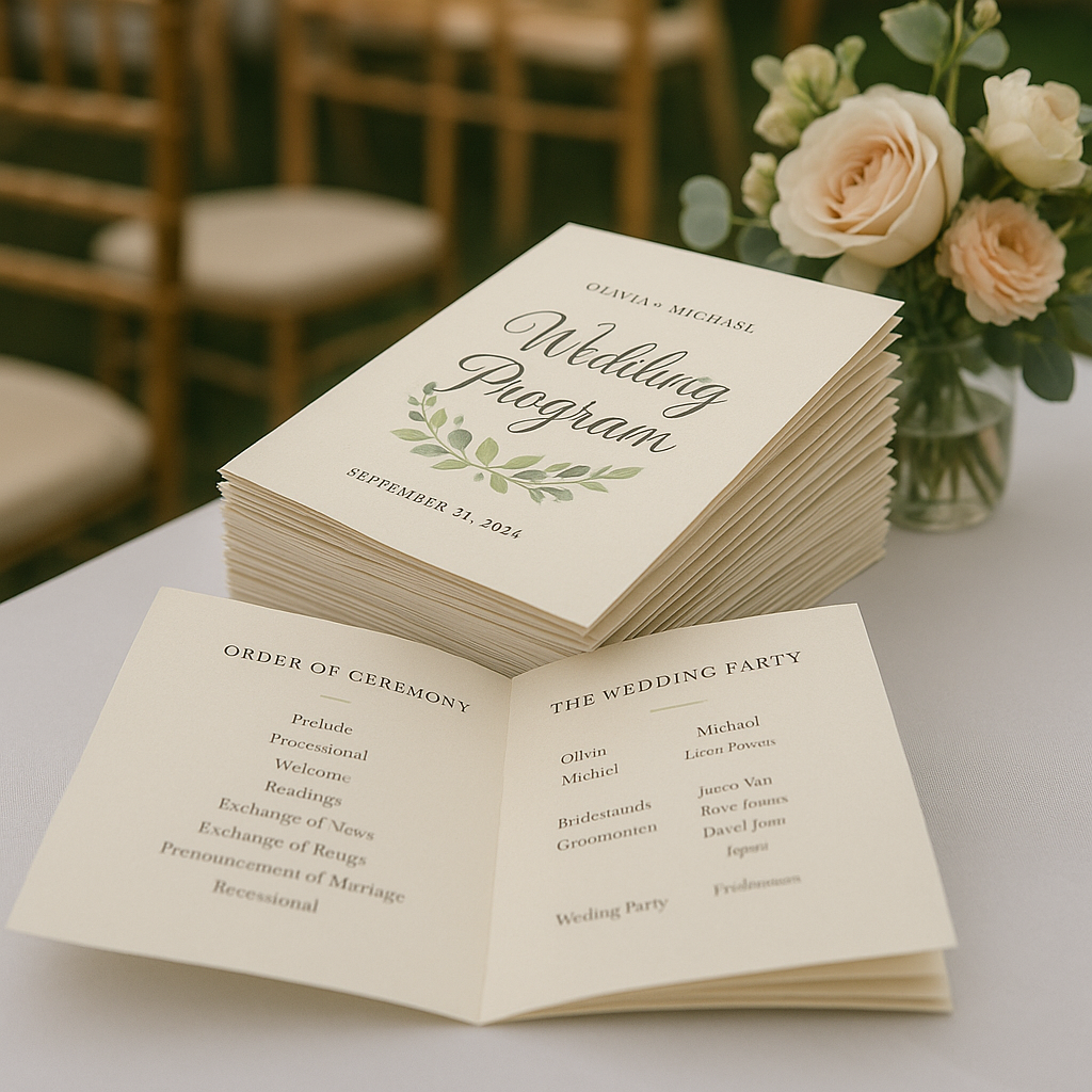 Wedding Programs